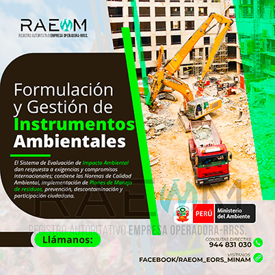 RAEOMINAM.COM RAEOMINAM RAEOM Registro Autoritativo de Empresas Operadoras MINAM, para transporte de Residuos Sólidos. Elaboración de guías técnicas:
                                En un plazo de sesenta (60) días calendarios, contados a partir de la confirmación de servicios se elabora las siguientes guías:
                                a) Formulación de los planes de gestión de residuos sólidos municipales;
                                b) Caracterización de residuos sólidos municipales; 
                                c) Formulación y evaluación de Instrumentos de Gestión Ambiental para infraestructuras de residuos sólidos;
                                d) Gestión operativa del servicio de limpieza pública; 
                                e) Criterios y contenido para los proyectos de inversión de recuperación de áreas degradadas por residuos sólidos;
                                f) Estructuras de costos asociados a la operación y mantenimiento del servicio de limpieza pública;
                                g) Diseño y construcción de infraestructuras de disposición final de residuos sólidos municipales.