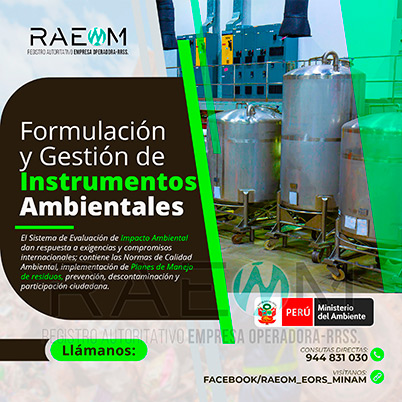 RAEOMINAM.COM RAEOMINAM RAEOM Registro Autoritativo de Empresas Operadoras MINAM, para transporte de Residuos Sólidos. Elaboración de guías técnicas:
                                En un plazo de sesenta (60) días calendarios, contados a partir de la confirmación de servicios se elabora las siguientes guías:
                                a) Formulación de los planes de gestión de residuos sólidos municipales;
                                b) Caracterización de residuos sólidos municipales; 
                                c) Formulación y evaluación de Instrumentos de Gestión Ambiental para infraestructuras de residuos sólidos;
                                d) Gestión operativa del servicio de limpieza pública; 
                                e) Criterios y contenido para los proyectos de inversión de recuperación de áreas degradadas por residuos sólidos;
                                f) Estructuras de costos asociados a la operación y mantenimiento del servicio de limpieza pública;
                                g) Diseño y construcción de infraestructuras de disposición final de residuos sólidos municipales.